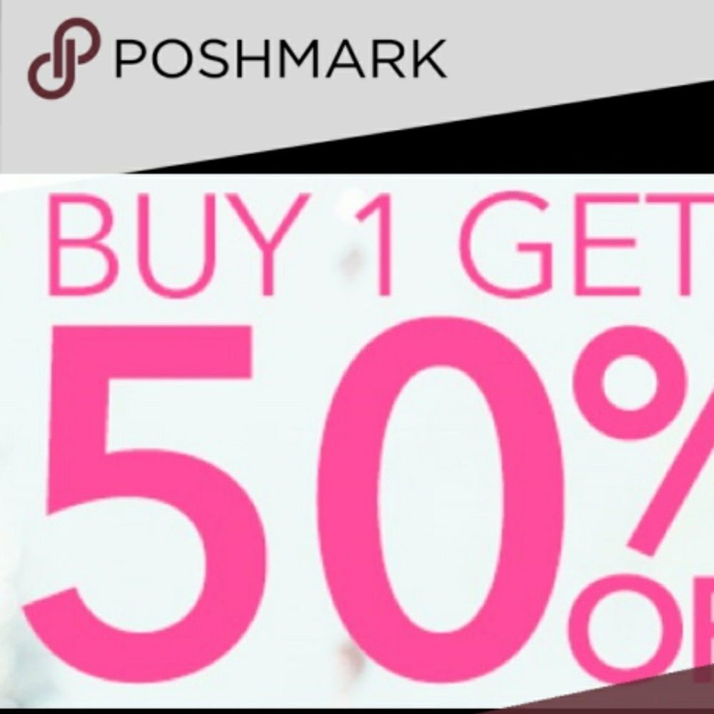 Weekend sale buy 1 get 2nd 50% off equal price